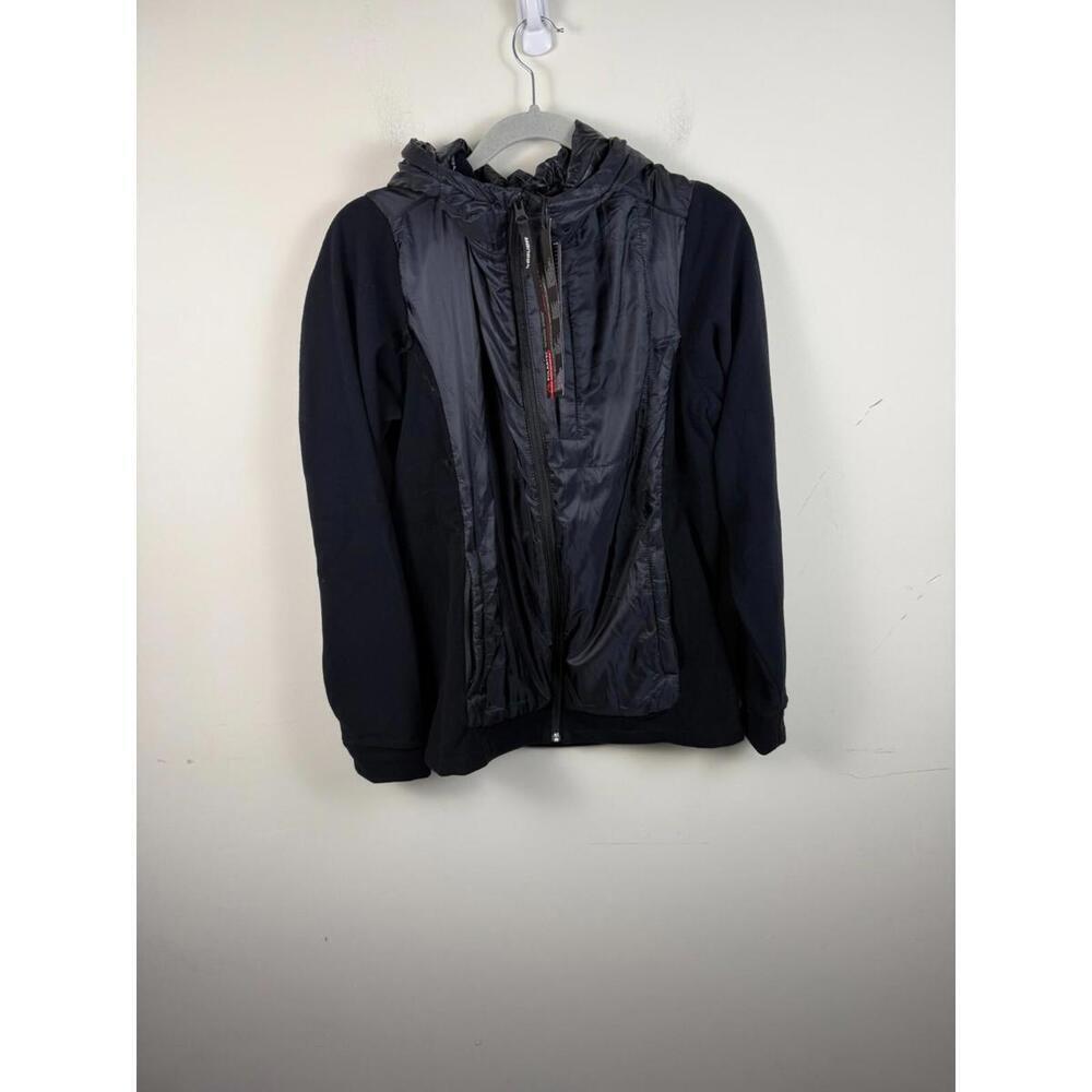 NWT Bauer Hockey FLC Polartech Full Zip Hooded Jacket Black (MULTIPLE SIZES) - Picture 1 of 4